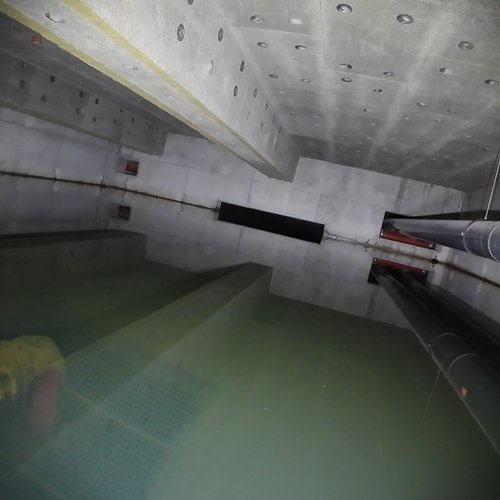 Sprinklertank-Inspektion: Betontank, 15 Jahre – Sprinkleranlage Rohrschelle Ventil Ablagerungen Tankinspektion